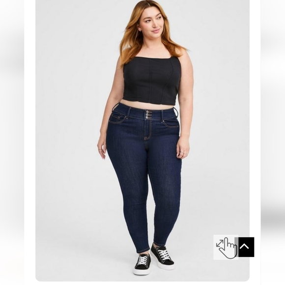 NWT Torrid 16 S Jegging Skinny Super Soft High-Rise Jean - Picture 1 of 6